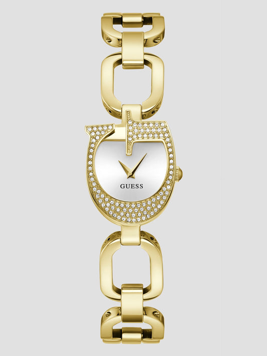 Guess Gold-Tone Crystal Ladies Watch - GW0683l2