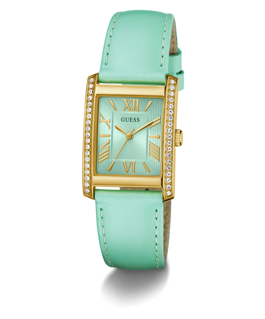 GUESS Green Gold Tone Ladies Watch - GW0875L1