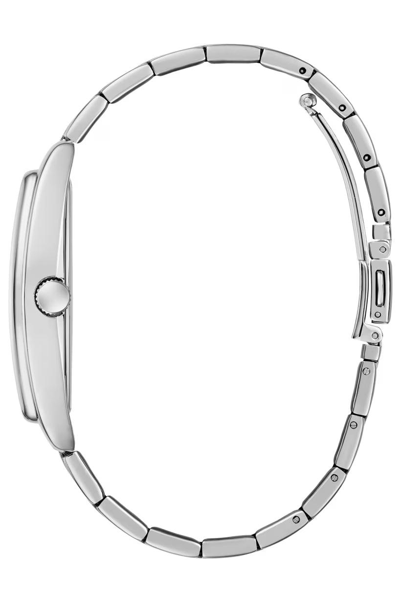 Guess Silver Tone Blue Dial Men's Watch - GW0975G1