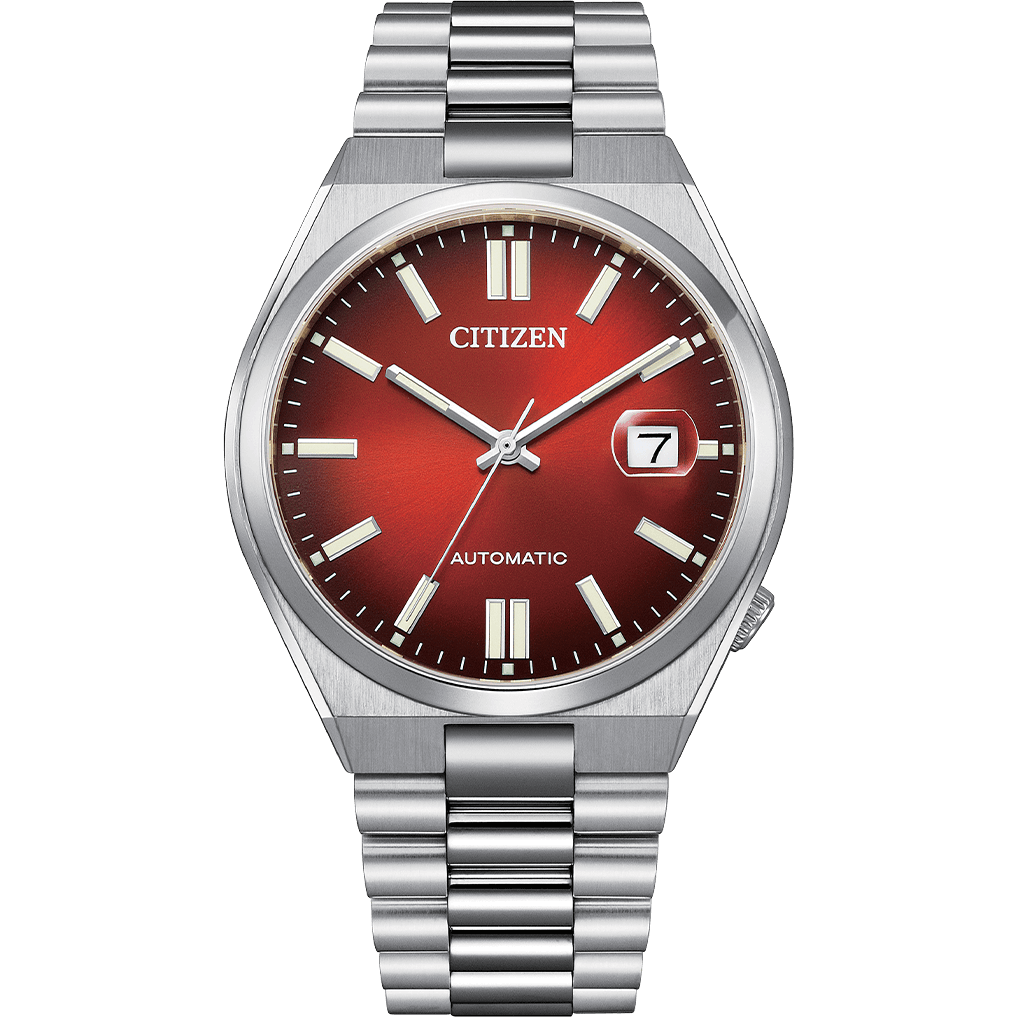 Citizen Tsuyosa Mechanical Red Dial Men's Watch - NJ0150-56W