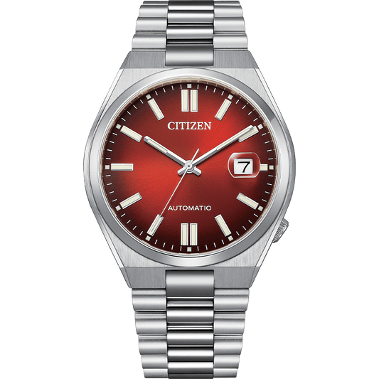Citizen Tsuyosa Mechanical Red Dial Men's Watch - NJ0150-56W