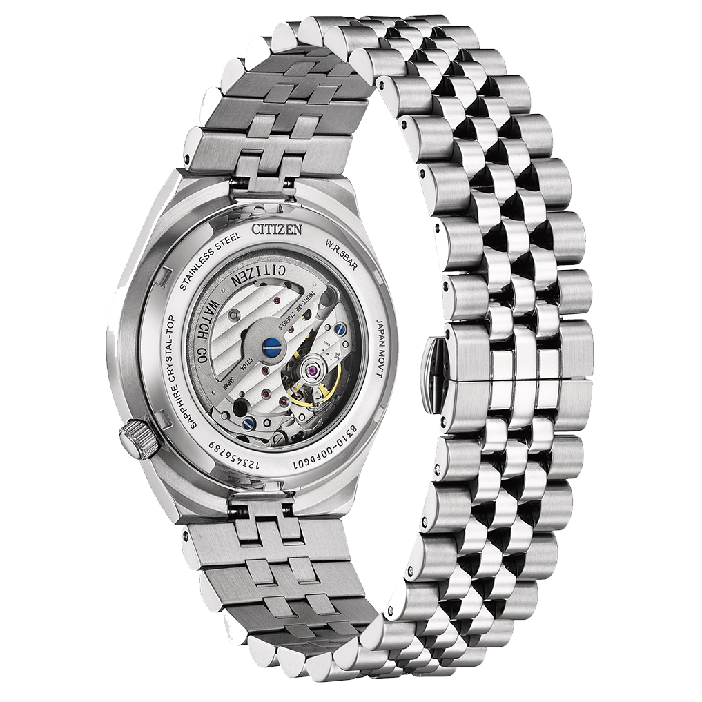 Citizen Tsuyosa 60 Mechanical Black Dial Men's Watch - NK0020-55E