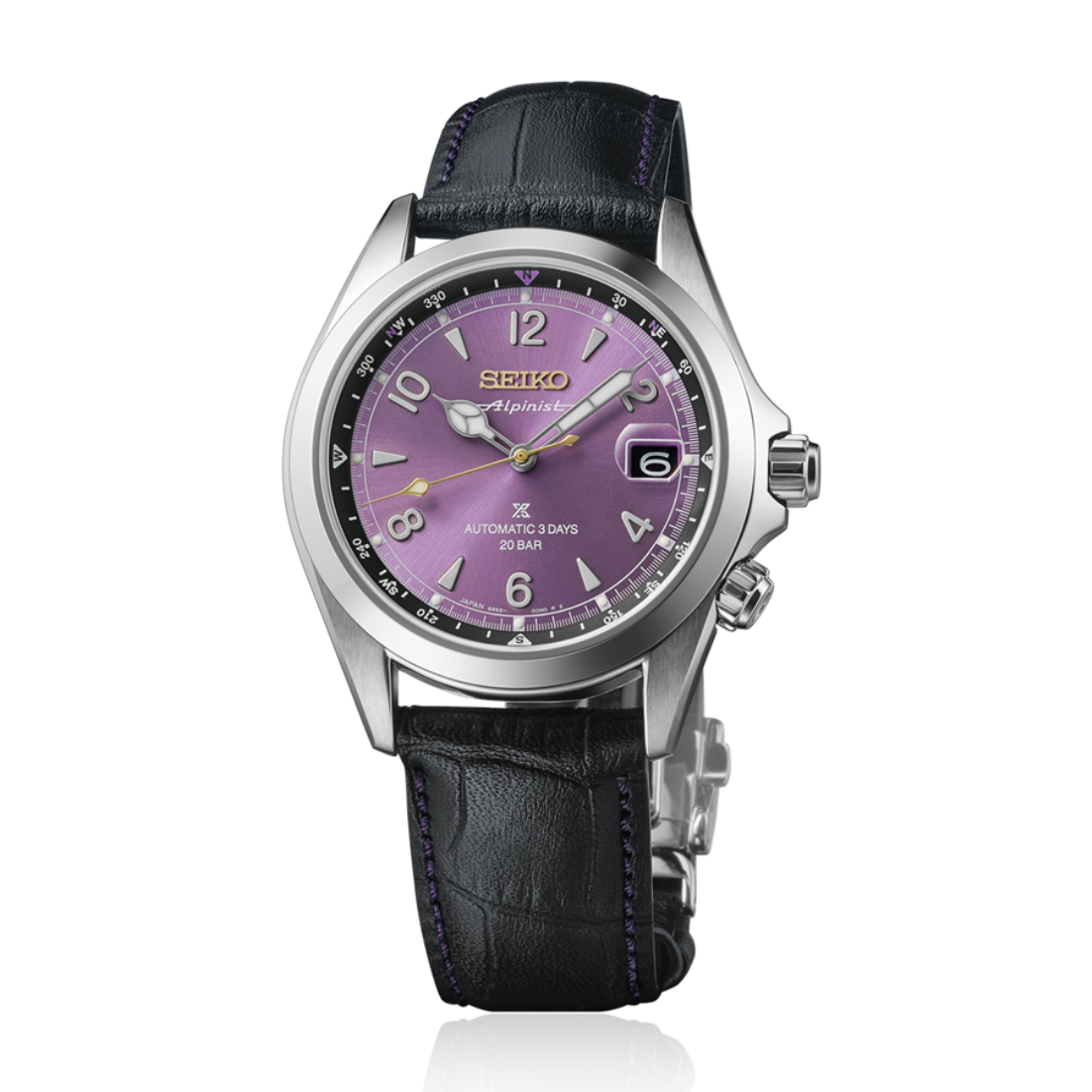 Seiko Prospex Alpinist Land 145th Anniversary Limited Edition of 7,000 pieces October 2026 Release Edo Purple Dial Men's Watch - HBC006