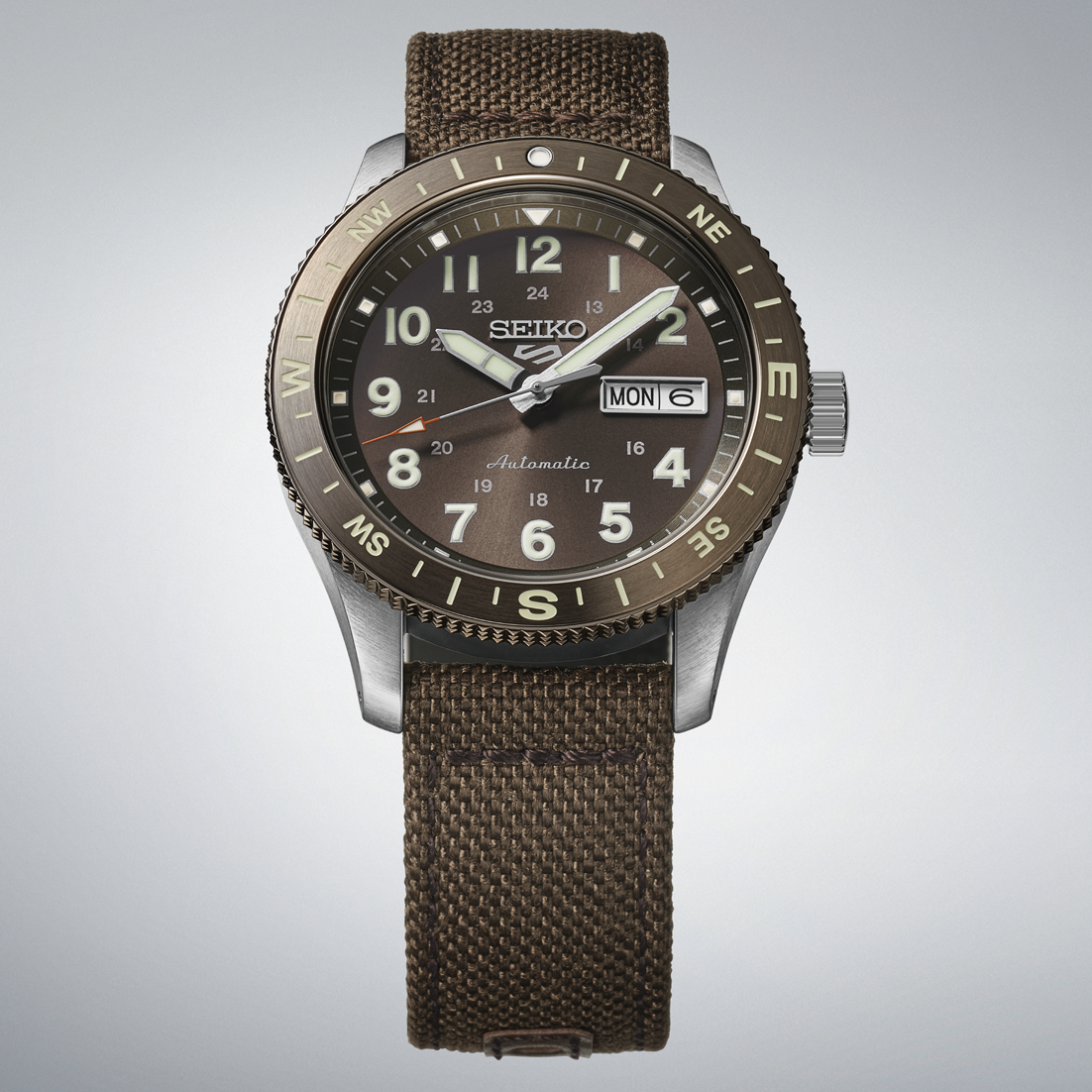 Seiko 5 Sports Field series Brown Gray Dial Men's Watch - HDB009