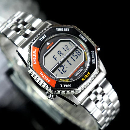 Seiko Rotocall 1980s reborn Men's Digital Watch - SMGG19
