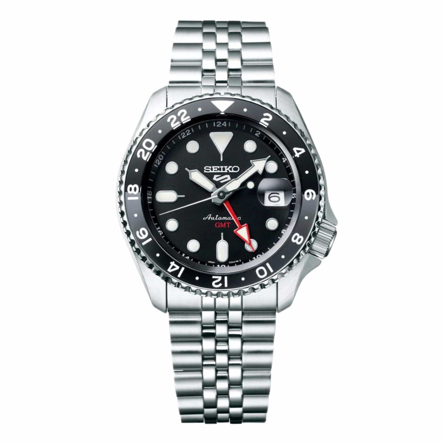 Seiko5 Sports GMT Black Dial-SSK001