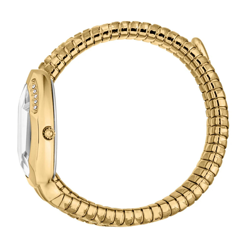 Just Cavalli Signature Snake Serpente Taglio Gold tone Ladies Watch - JC1L226M0025