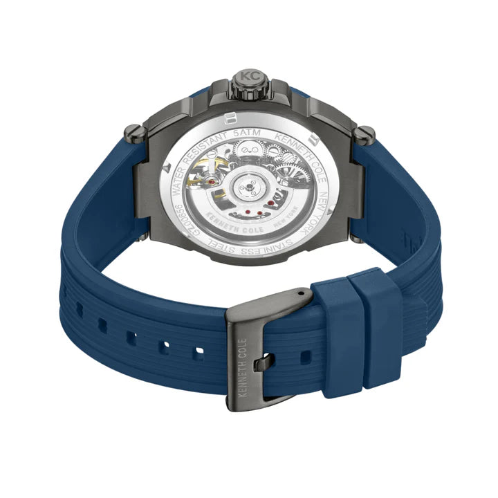 Kenneth Cole Downtown Automatic Blue Dial Men's Watch - KCWGZ0065601