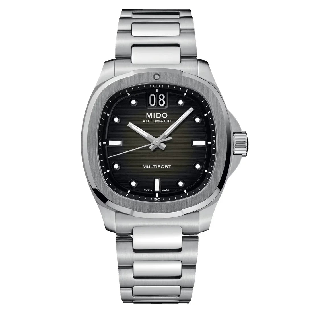 Mido Multifort TV Big Date Grey Dial Men's Automatic Watch - M049.526.11.081.00
