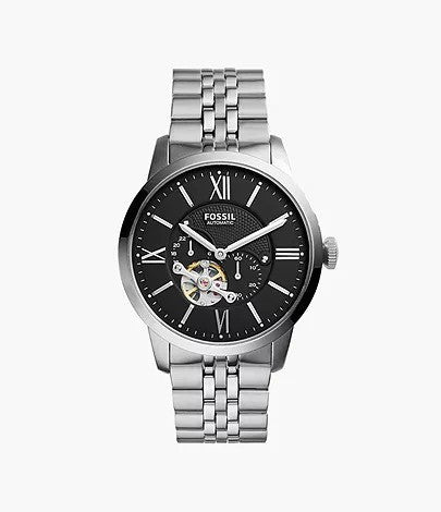 Fossil Townsman Black Men's Automatic Watch- ME3107