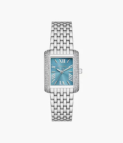 Michael Kors Square Shape Blue Dial Ladies Watch- MK4829