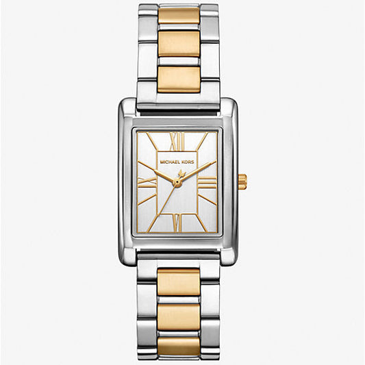 Michael Kors Essex White Dial Two-Tone Ladies Watch - MK4967