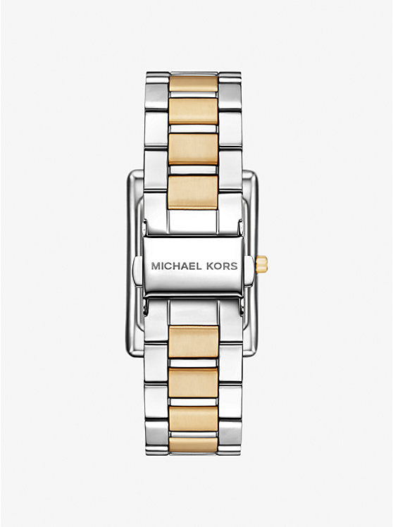Michael Kors Essex White Dial Two-Tone Ladies Watch - MK4967