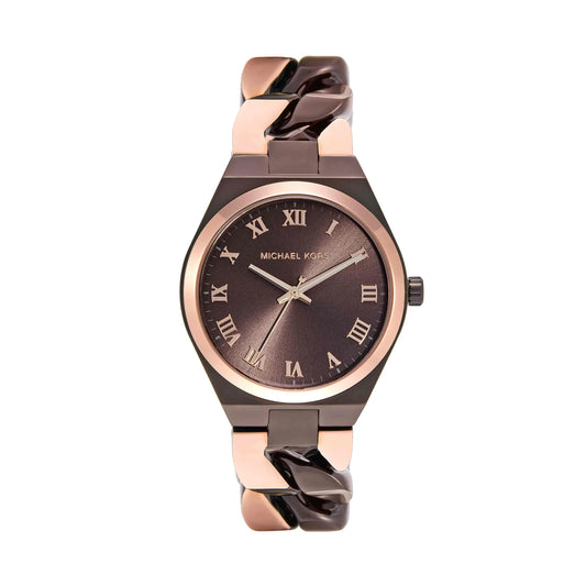 Michael Kors Lennox Two Tone Analogue Ladies Watch - MK7501