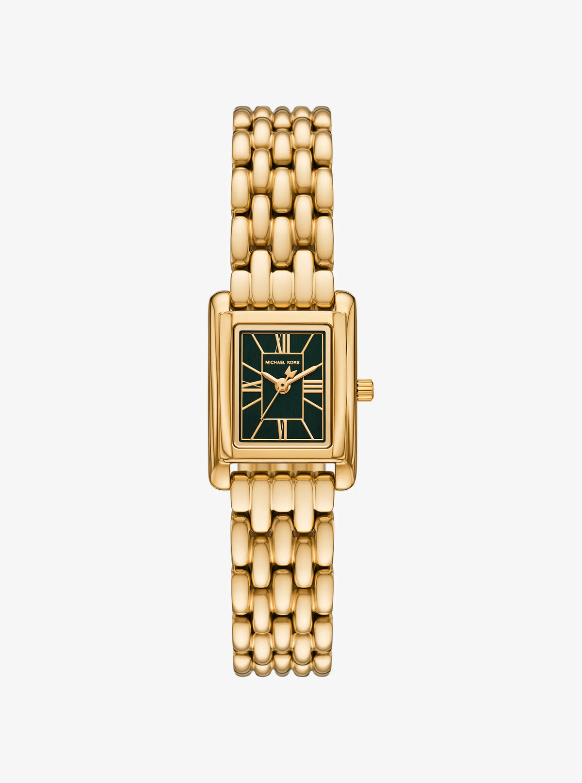 Michael Kors  Noir-Hued Dial Petite Essex Gold-Tone Ladies Watch - MK7632