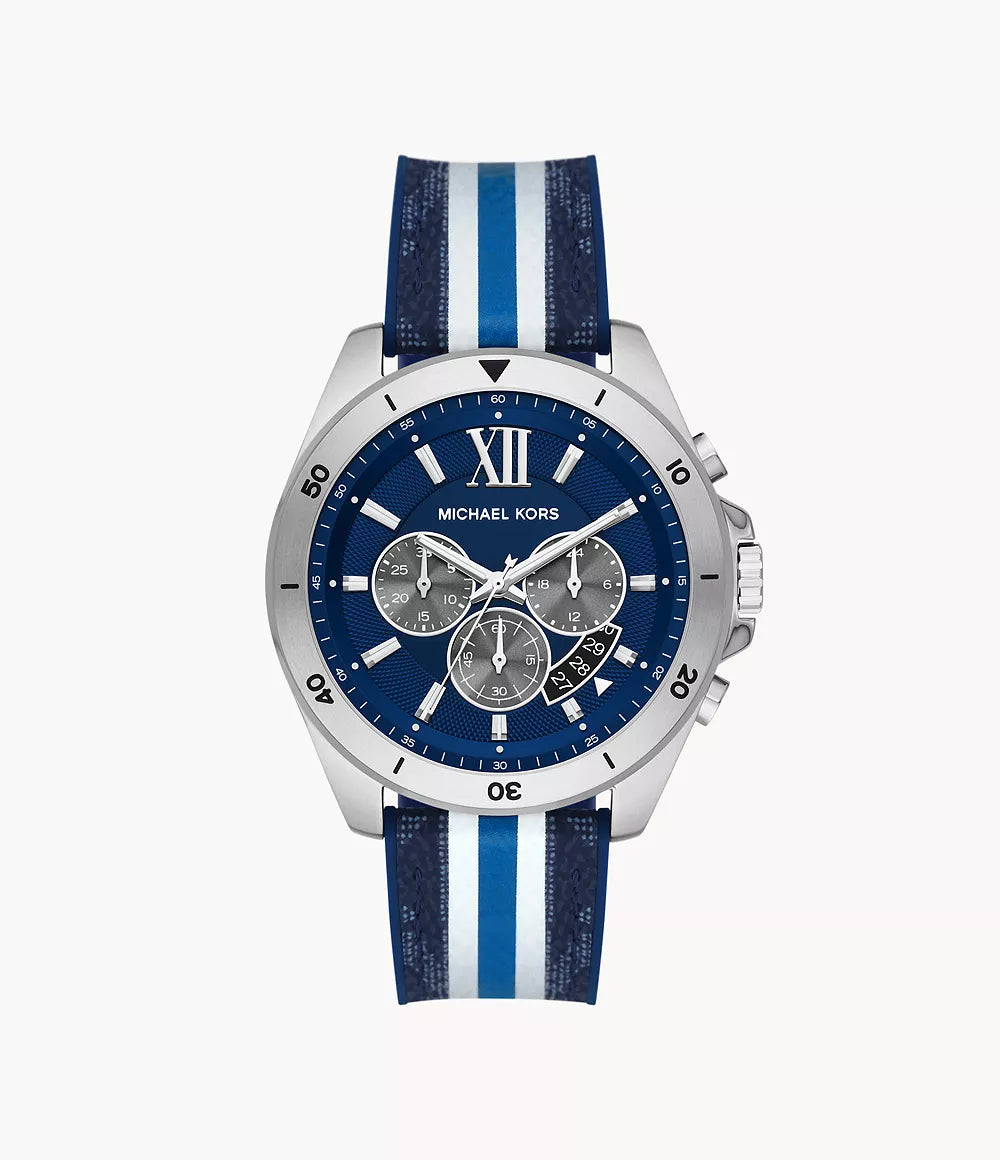 Michael Kors Brecken Chronograph Blue Dial Men's Watch - MK8950