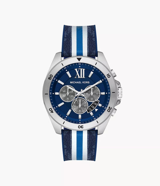 Michael Kors Brecken Chronograph Blue Dial Men's Watch - MK8950