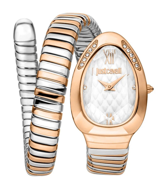 Just  Cavalli Taglio Solo Snake Design Ladies Watch- JC1L223M0065