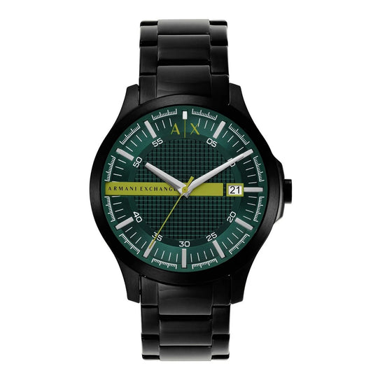 Armani Exchange Analog  Black Green Dial Men's Watch- AX2450