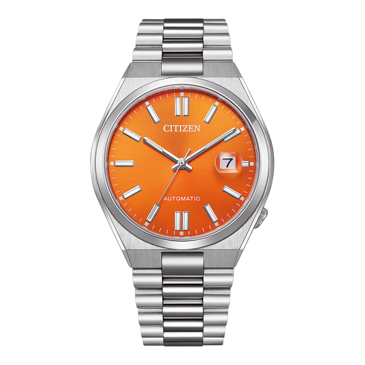 Citizen Tsuyosa Orange Dial Automatic Men's Watch - NJ0151-88Z