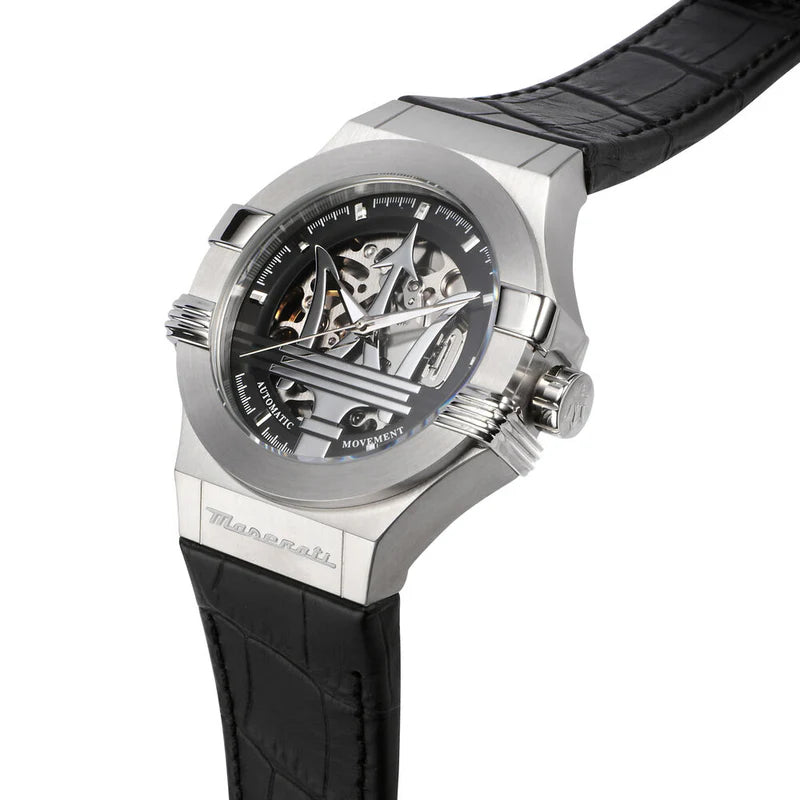 Maserati Potenza Skeleton Dial Men's Mechanical Watch- R8821108038