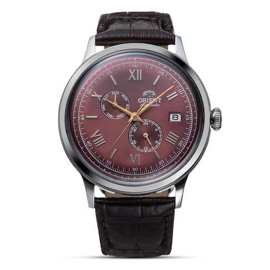 Orient Bambino 2nd Gen Version 8 Red Dial Automatic Men's Watch - RA-AK0705R30B
