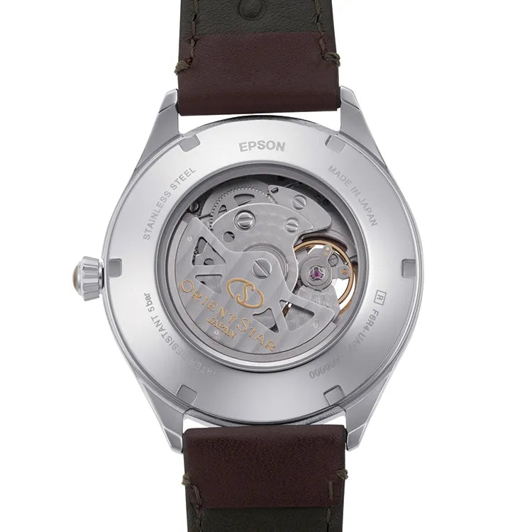 Orient Star Semi Skeleton Forest Green Men's Watch - RE-AT0202E