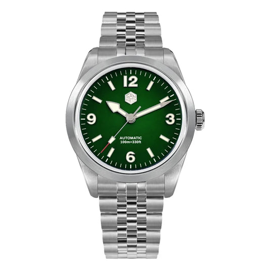 San Martin Green Dial Men's Watch - SN0107