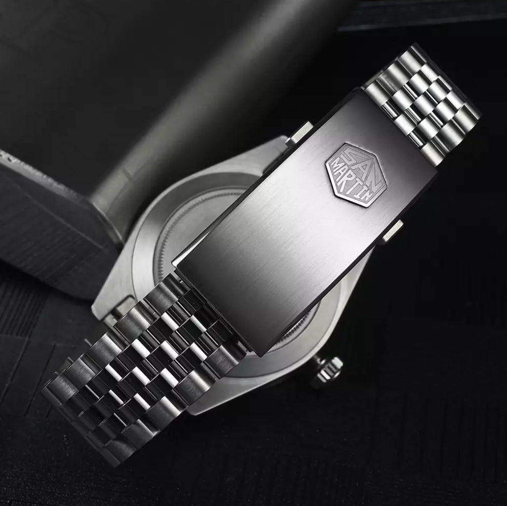 San Martin Gray Gradient Dial Men's Watch - SN0053