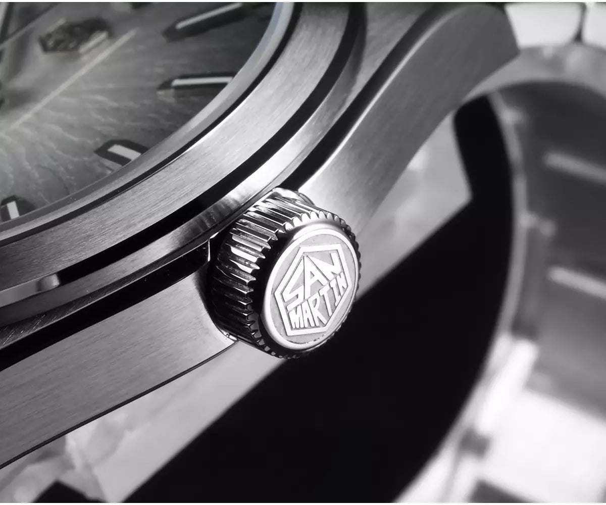 San Martin Gradient Black Dial Men's Watch - SN0144