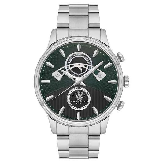 Santa Barbara Polo & Racquet Club Green/Black Dial Men's Watch - SB.1.10592-3