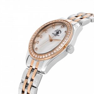 Santa Barbara Polo & Racquet Club White Mop Dial Ladies Watch - SB.1.10620-6