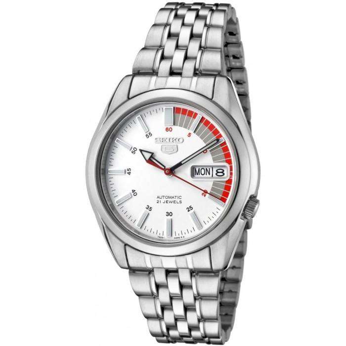 Seiko 5 Automatic White Dial Men's Watch - SNK369K1