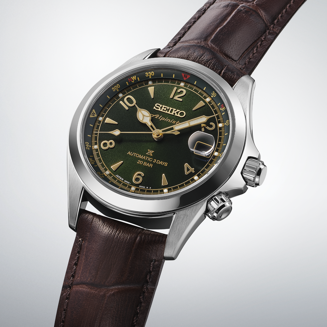 Seiko Prospex Alpinist Green Dial 3 days Power reserve Men's Automatic Watch- SPB507