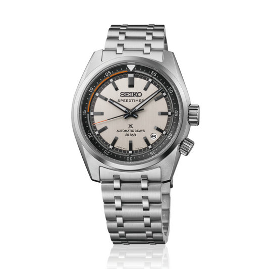 Seiko Prospex Speedtimer White Dial Men's Watch - SPB513J1