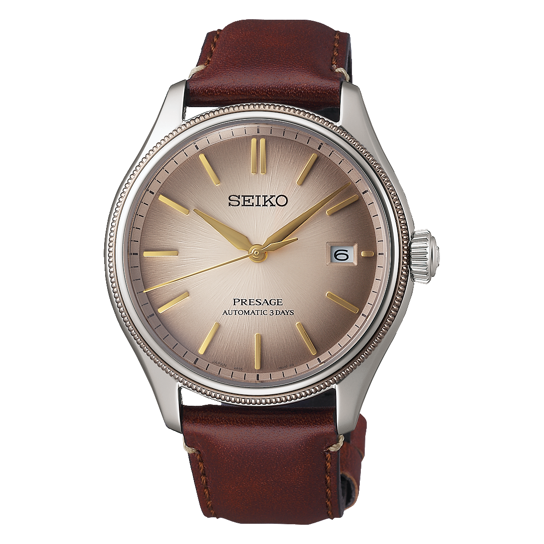 Seiko Presage Classic Series Beige Dial 40.2mm Limited edition of 3,000 pieces Men's Watch - SPB529