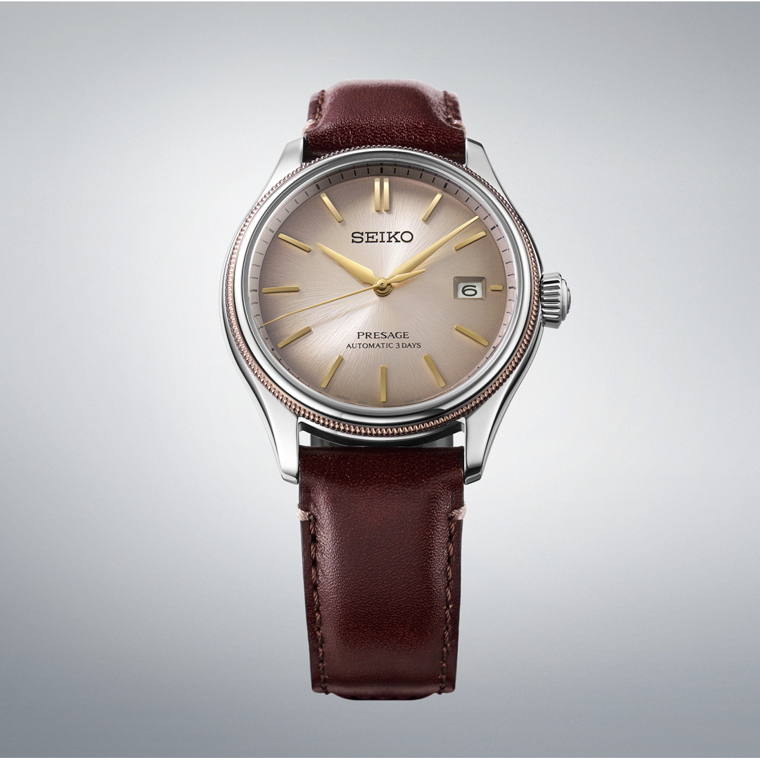 Seiko Presage Classic Series Beige Dial 40.2mm Limited edition of 3,000 pieces Men's Watch - SPB529