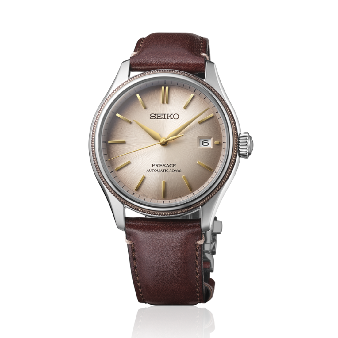 Seiko Presage Classic Series Beige Dial 40.2mm Limited edition of 3,000 pieces Men's Watch - SPB529