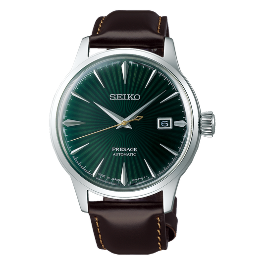 Seiko Presage Cocktail Time Green Dial Men's Automatic Watch - SRPD37