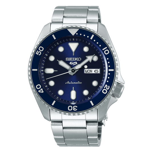 Seiko5 Sports Blue Dial Men's Automatic Watch- SRPD51K1