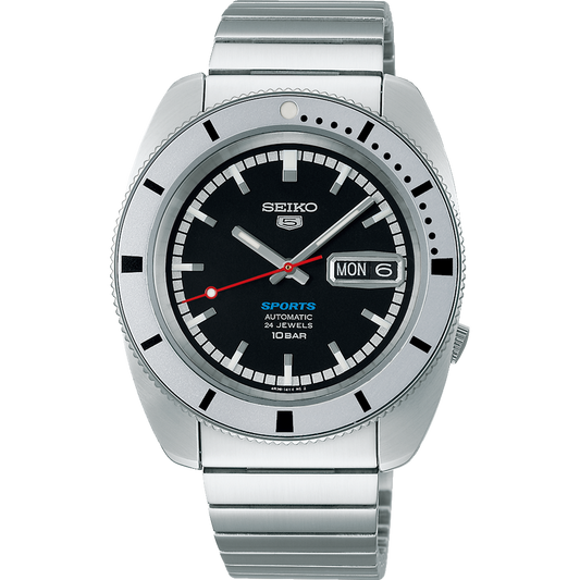 Seiko 5 Sport Heritage 1968 Limited Edition Black Dial Men's Watch - SRPL05K