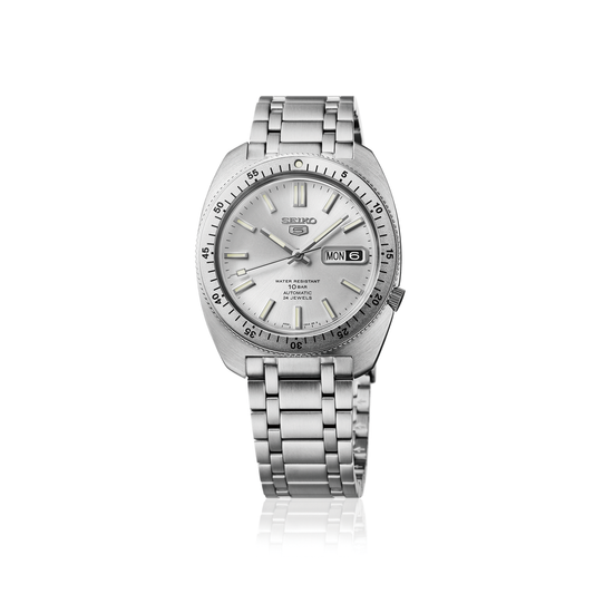 Seiko 5 Sports Heritage Recreation Limited Edition Silver Dial Men's Watch - SRPL91