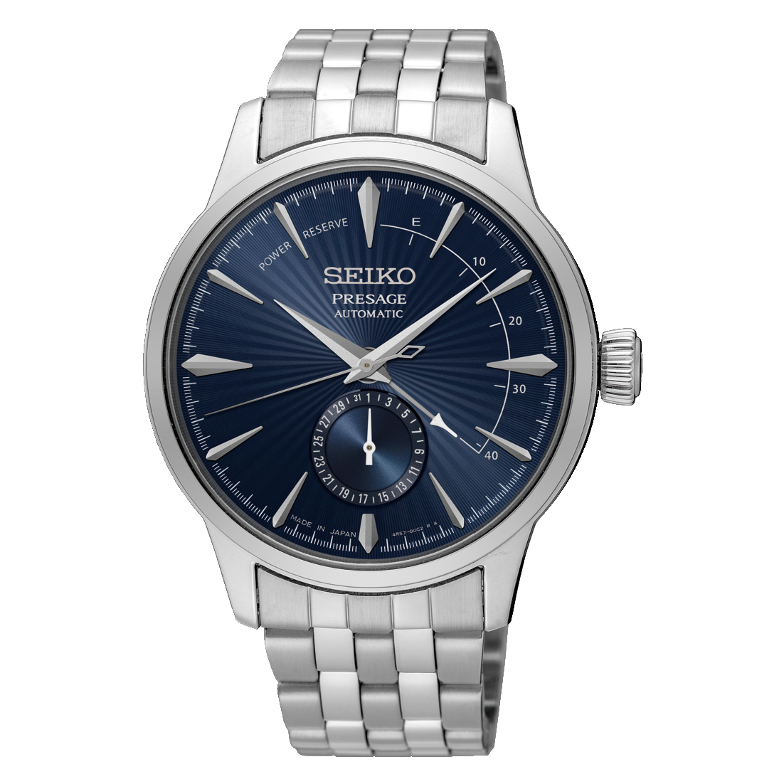 Seiko Presage Cocktail Time Blue Moon Dial 40.5mm Automatic Men's Watch - SSA347
