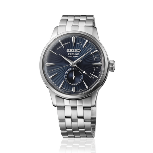 Seiko Presage Cocktail Time Blue Moon Dial 40.5mm Automatic Men's Watch - SSA347