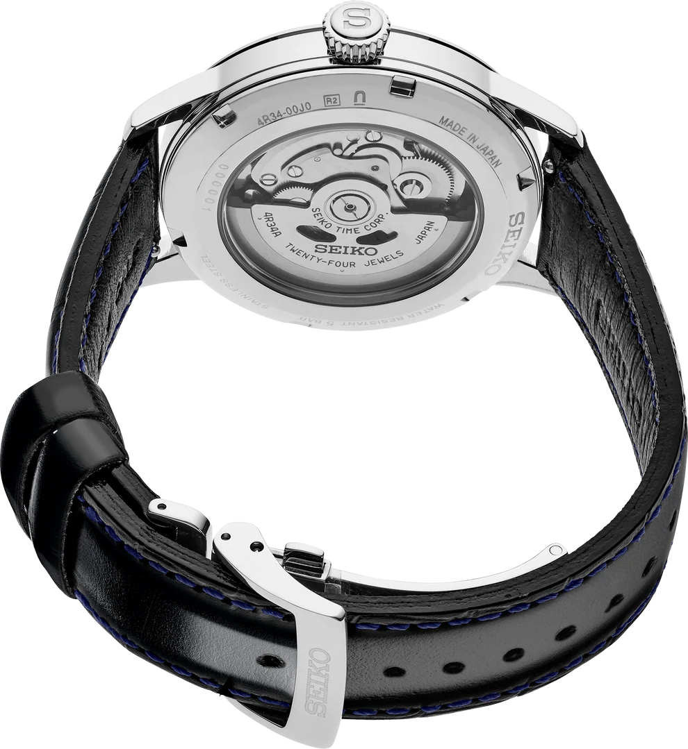 Seiko Presage Cocktail Time GMT White Dial Men's Automatic Watch - SSK049
