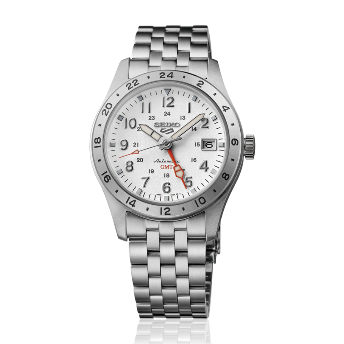 Seiko 5 Sports GMT Field series White Dial Men's Watch - SSK059