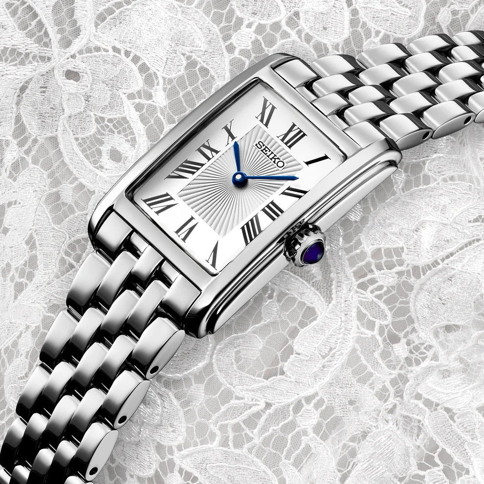 Seiko Essentials White Dial Ladies Watch - SWR083