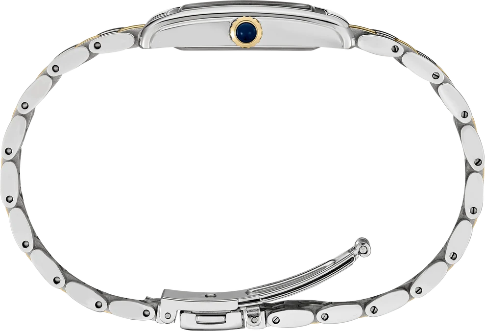 Seiko Essentials White Dial 2 tone Ladies Watch - SWR087