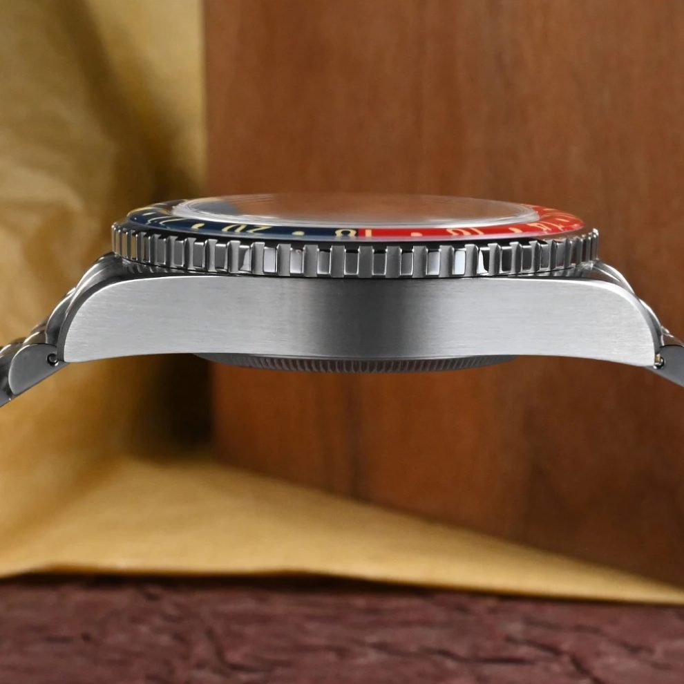 San Martin GMT Black Dial Men's Watch - SN0005-G