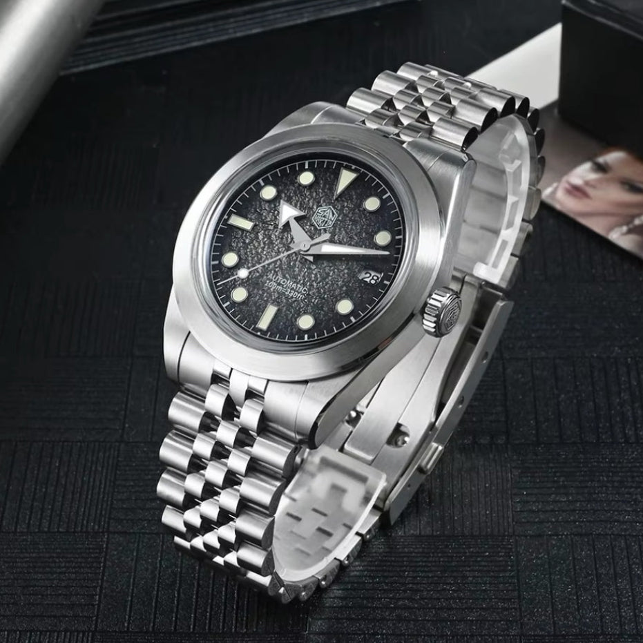 San Martin Gray Gradient Dial Men's Watch - SN0053